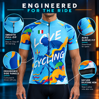 Maillot de cyclisme sur route en gros, haute qualité, respirant, séchage rapide, livraison rapide directe d'usine