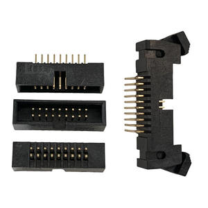 מחבר זכר מסוג SMT ישר, שורה אחת או שתיים, 0.54 2 1.0 0.8 3.96 5.08 1.27 מ\\\"מ, להתקנה בין לוחות. - Product Image 1