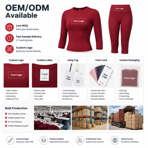 Set Yoga Donna: Leggings Modellanti e Top Corto a Maniche Lunghe, Vita Alta, Elasticizzato in Quattro Direzioni - Abbigliamento Sportivo Produttore Fornitore - Product Image 4