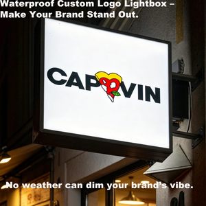 Custom Advertising Logo Lightbox Double Sided Outdoor LED Light Boxes for Business Retail Salon Cafés <b>Bars</b> Restaurants Shop - Product Image 4