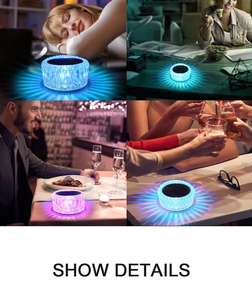 Lámpara de Mesa Acrílica LED de 16 Colores, Luz de Nido de Pájaro, Control de Interruptor, Impermeable, Portátil, Luz de Ambiente Romántica con Proyección, USB LED - Product Image 6