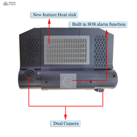 Enregistreur vidéo CITOPS 2 canaux, SD, Wifi, mobile, véhicule, voiture, DVR, 4G, GPS, suivi, 4CH MDVR avec 2 caméras