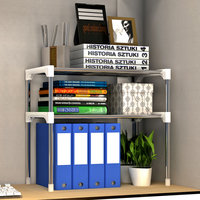 Étagère de rangement en métal pour four à micro-ondes, 2 niveaux, gain de place, étagère de rangement de cuisine