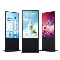 Bestseller 43 49 55 65 Zoll Freistehende Digitale Beschilderung Infrarot Multi-Touch-Bildschirm Full HD LCD Werbe-Kiosk Agentur Text