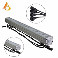 Barre de lumière LED AICPOSE 18x10w 4-en-1 pour événements, mariages, DJ et éclairage mural
