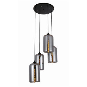 Schwarze Luxus-Kücheninsel-Pendelleuchte Kugelförmig Rund Nordisch Modern Glas-Kronleuchter für Wohnraumdekoration - Product Image 5