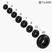 Joint d'alimentation en Silicone PVC fil de câble ligne anneau d'étanchéité gaine en caoutchouc Type O garde équipement de câblage manchon de câble