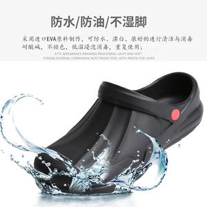 Sandales sabots respirantes pour hommes et femmes personnalisées Eva unisexe pantoufles de plage sabots de plage pour l'extérieur chaussures de cuisine de chef pour restaurant - Product Image 2