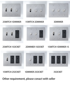 Piastra SS in bronzo retrò nero dorato personalizzato 30 giorni in ottone Knulred Toggle 110V presa per interruttore a parete Standard americano - Product Image 4
