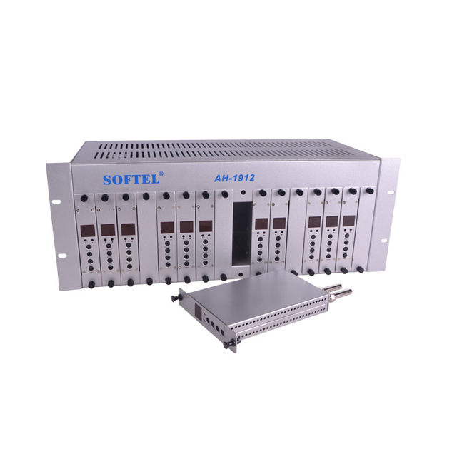 4U Rack 12 Channel Agile Analog CATV Modulator RF Modulator