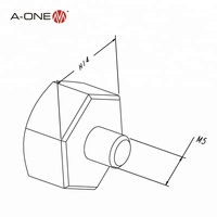 Puce avec support avec tout A-ONE porte-électrode et palette accessoire de qualité supérieure pour machines-outils