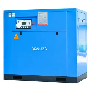 Chinese supplier 11kw 60cfm electric screw air compressor machine