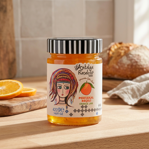 Yoruk Series Orange Peel <b>Jam</b> 50% Fruit 420g High Quality - Product Image 2