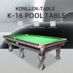 Mesa de billar profesional con accesorios estándar, precio económico de KONLLEN, mesa de billar estándar - Product Image 1