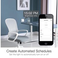 Interruptor Táctil Inteligente WiFi/ZIGBEE LangYeao, Regulador de Intensidad Continua para LED/CFL de 300W, Compatible con Alexa, Google Home, Temporizador y Programación