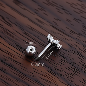 10 pièces/ensemble 20G acier inoxydable dames mode Zircon pierre CZ Cartilage boucle d'oreille hélice conque Lobe Tragus goujon oreille Piercing bijoux - Product Image 4