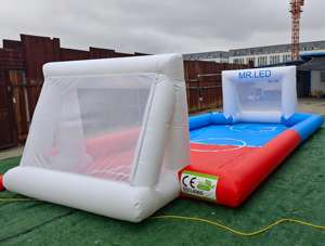 Campo <span class=keywords><strong>de</strong></span> Fútbol Inflable <span class=keywords><strong>de</strong></span> PVC <span class=keywords><strong>de</strong></span> Alta Capacidad Personalizado, Garantía <span class=keywords><strong>de</strong></span> 3 Años para Parques <span class=keywords><strong>de</strong></span> Diversiones Comerciales al Aire Libre, Fácil Instalación - Product Image 3