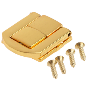 Hot bán hộp đồ trang sức khóa hộp Latch clasps Antique sắt ổ khóa Hasp khóa rượu vang bằng Gỗ Hộp Quà Tặng Túi xách khóa phần cứng - Product Image 3