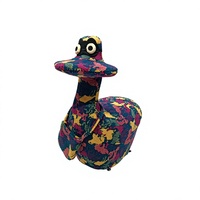 Fauteuil d'appoint moderne en forme de canard de dessin animé, en tissu artistique, rembourré en mousse, pour appartement, maison, hôtel, canapé de loisirs