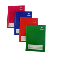 Cahier d'exercices scolaire de qualité industrielle, reliure à chevalet, couverture en papier, format A5, écriture
