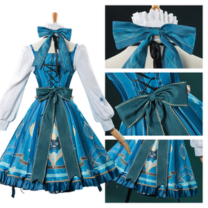 Disfraz <span class=keywords><strong>de</strong></span> <span class=keywords><strong>Cosplay</strong></span> <span class=keywords><strong>de</strong></span> <span class=keywords><strong>Nilou</strong></span> del Juego Genshin Impact, Disfraz <span class=keywords><strong>de</strong></span> Carnaval <span class=keywords><strong>de</strong></span> Halloween, Atuendos para Fiestas - Product Image 4