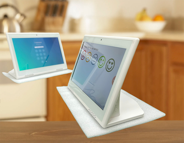 10.1 Inch Customer Feedback Kiosk Tablet Customer Feedback Terminal 10.1Inch L Shape Tablet Pc With Software