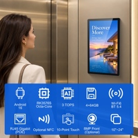 Affichage numérique Android 16 4 Go 64 Go 1920*1080 Écran tactile capacitif WiFi 6 PoE pour détails d'exposition muséale