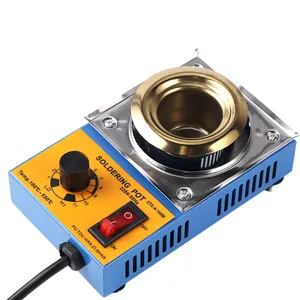 Lead-Free Tin Melting Furnace Square Dip Horizontal Power Tin Stove Regular Heating Preheat Platform diy tool