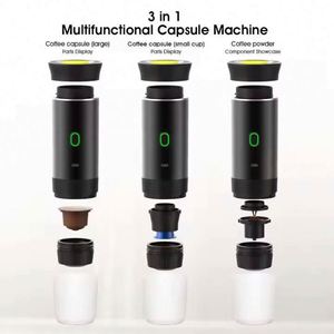 Cafetera Portátil con Autocalentamiento, Cafetera de Cápsulas para Viaje, Mini Cafetera Portátil para Café Frío y Caliente - Product Image 4