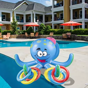 <span class=keywords><strong>Jeu</strong></span> de lancer de boules de piscine, jouet poulpe gonflable en PVC, idée cadeau pour les jeux de plein air et les fêtes pour bébés - Product Image 3