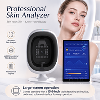 Analyseur de peau AI, scanner facial, analyseur de peau portable à 8 spectres avec application WiFi pour salon de beauté, spa, esthéticienne