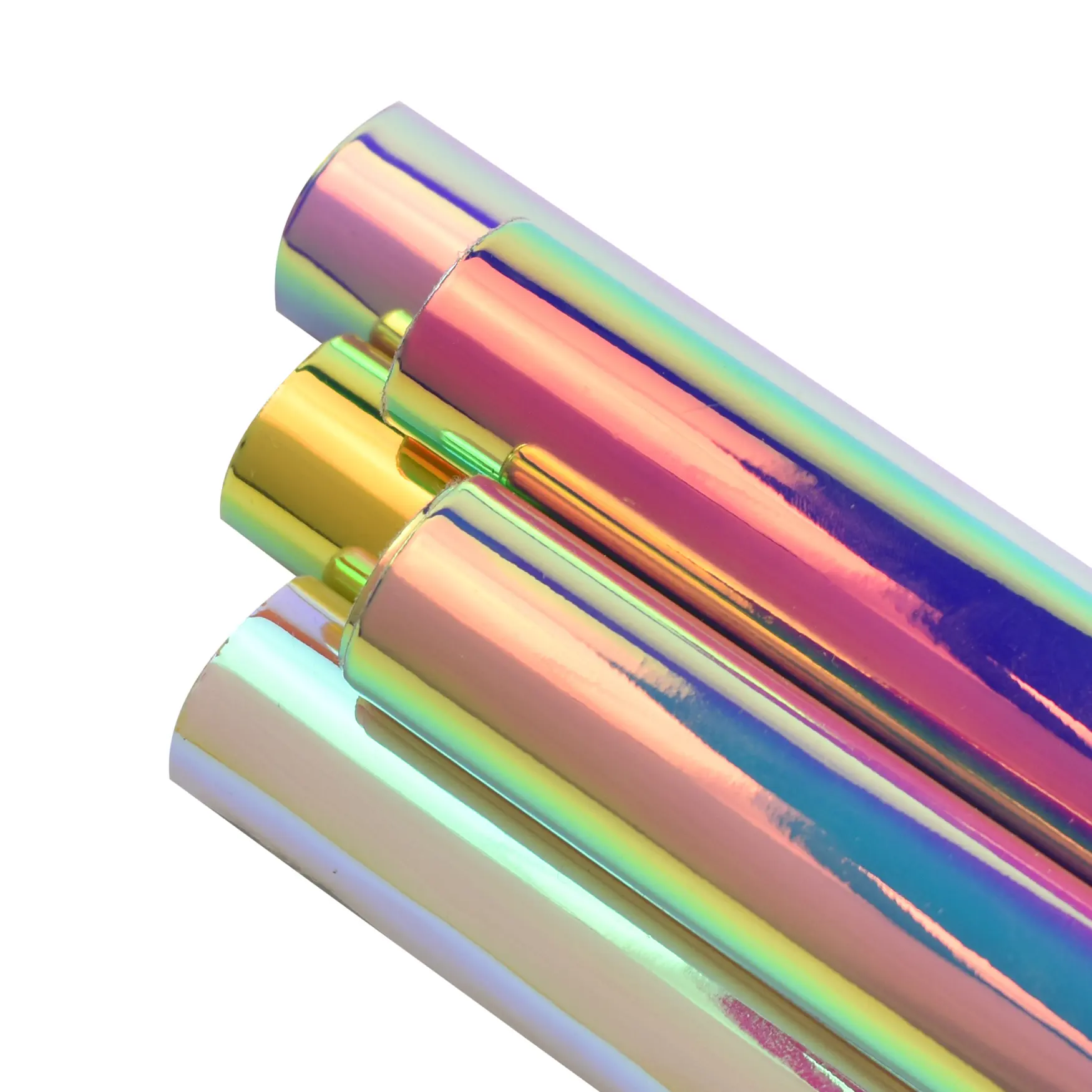HSDLeather sólido colorido espejo tela de cuero de imitación artificial de cuero sintético