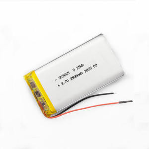 <span class=keywords><strong>3</strong></span>.7V 2500Mah Lithium Ion Polymeer Batterij 903665 Oplaadbare Lipo-Batterijen - Product Image 2
