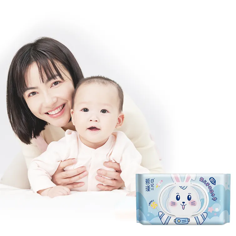 TCK Daily Baby Care Lingettes sèches propres Lingettes pour bébé en matériau naturel respectueux de la peau