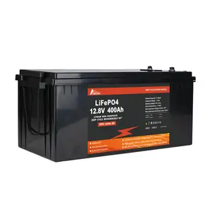 HBOWA LifePo4 baterai penyimpanan energi 12V, baterai penyimpanan energi 24V 48V 50Ah 100Ah 200Ah 300Ah 400Ah Lithium Iron fosfat LifePo4 dengan BMS