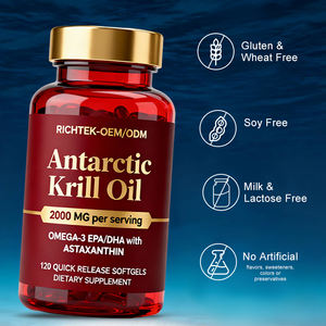 Lal sertifikalı özel etiket antarktika saf Premium <span class=keywords><strong>Krill</strong></span> yağı ağır Metal test antarktika Omega 3 100% <span class=keywords><strong>Krill</strong></span> yağı Softgel - Product Image 4