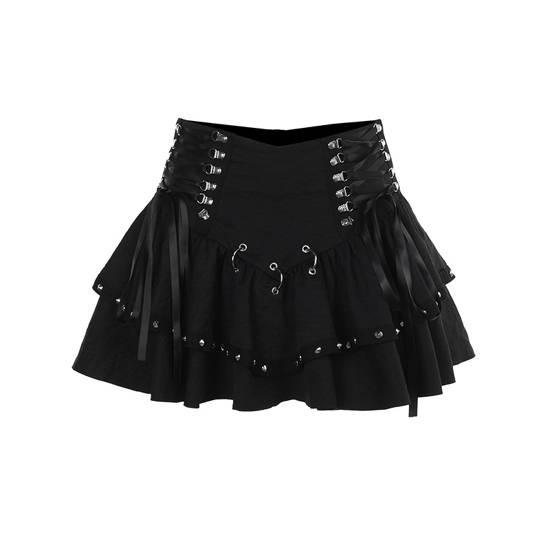 VEMOW Mono De Manga Voladora Y Cinturón Para Mujer: Falda Minifalda Negra Elegante Y Sexy (Ideal Para Fiestas)