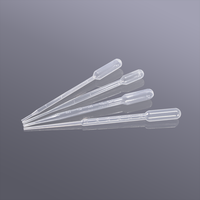 Pipettes Pasteur jetables en plastique 1ml 2ml 3ml 5ml 10ml Pipettes de transfert