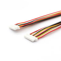 Rangkaian Kabel Wire Harness 2 3 4 5 10 Pin Konektor Pigtail Kabel ke Papan Sudut Kanan Kustom Pabrik Grosir