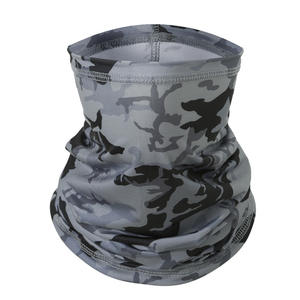 Velo de protección solar de verano para deportes al aire libre para hombres <span class=keywords><strong>y</strong></span> mujeres, conjunto de bufanda con capucha de seda helada para montar, pescar, mascarilla mágica con estampado - Product Image 4