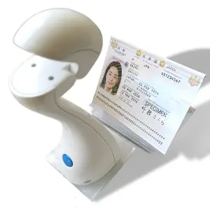 Professional 2D Desktop Barcode Scanner Passport OCR NFC Document Scanner For Banking
