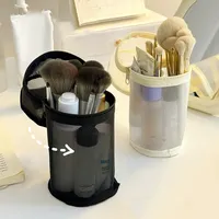 Sac de rangement pour pinceaux de maquillage OEM JM503321, étui portable pour pinceaux, simple, grande capacité, support pour pinceaux, pochette de voyage autoportante