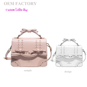 Bolso de mano de moda para chicas, Cartera de hombro de lujo, personalizado, Lolita - Product Image 1
