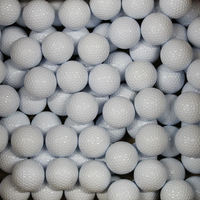 Pelota de Golf de Dos Piezas de Goma Personalizada al por Mayor, Diseño Flotante, Cubierta Suave, Alta Visibilidad, Ecológica, para Práctica