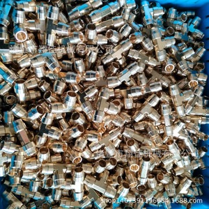 Brass Tee Connector Push-In Union 3 Ports For Pneumatics And Truck Industry - Product Image 4