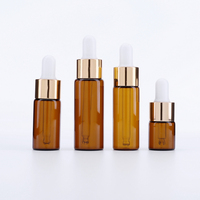 5ml 10ml 15ml 20ml Bernsteinfarbene Glas-Tropfflaschen Braune Glas-Pipetten-Tropfflaschen