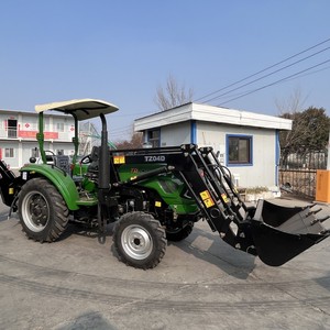 70hp 4wd 4 Wheel Trang Trại Máy Kéo Với Front End Loader Và Backhoe Với 4 Xi Lanh Động Cơ - Product Image 6