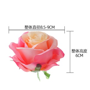 ดอกกุหลาบประดิษฐ์ CallaFloral สีชมพูพิงค์ ผ้าทอแบบแพน สำหรับตกแต่งงานแต่งงาน สไตล์ Ins งานฝีมือ - Product Image 4