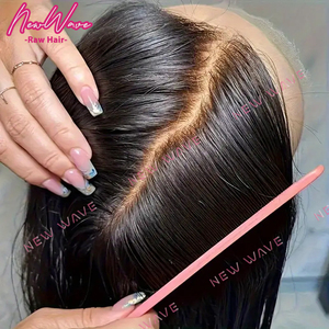 Las Mejores Pelucas Largas y Lisas de Cabello Humano Virgen con Encaje Frontal Transparente HD, Sin Pegamento, Doble Trama, de Alto Rendimiento, Hechas en India - Product Image 4