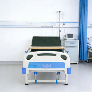 Lit médical manuel double fonction en acier laminé à froid, à double manivelle, pour usage domestique et hospitalier, vente en gros - Product Image 3